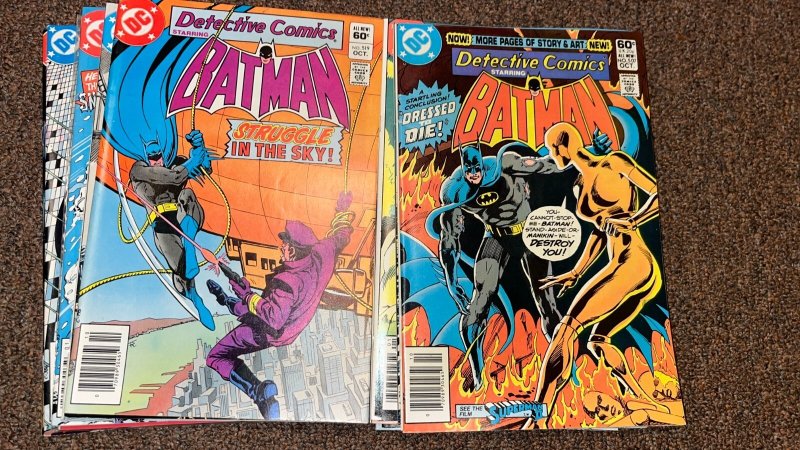 Huge Detective Comics Lot, Complete Run of Issue #s 507-678, Batman 575-578 583