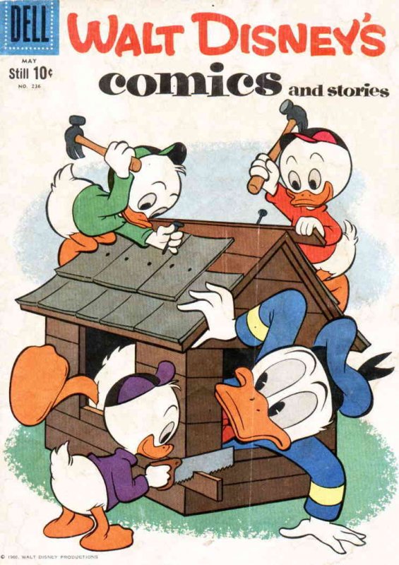 Walt Disney's Comics and Stories #236 GD ; Dell | low grade comic May 1960 Donal