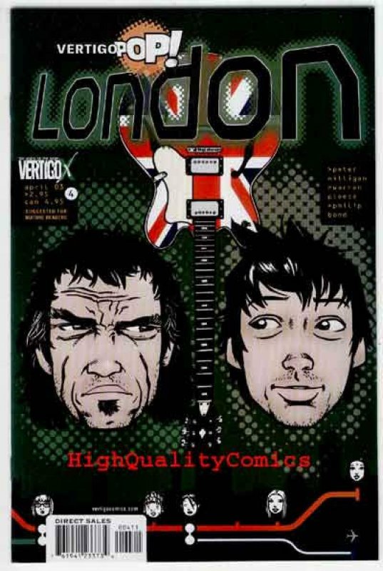 LONDON #1 2 3 4, NM+, Music, Drugs, Rock n Roll, more Vertigo in store