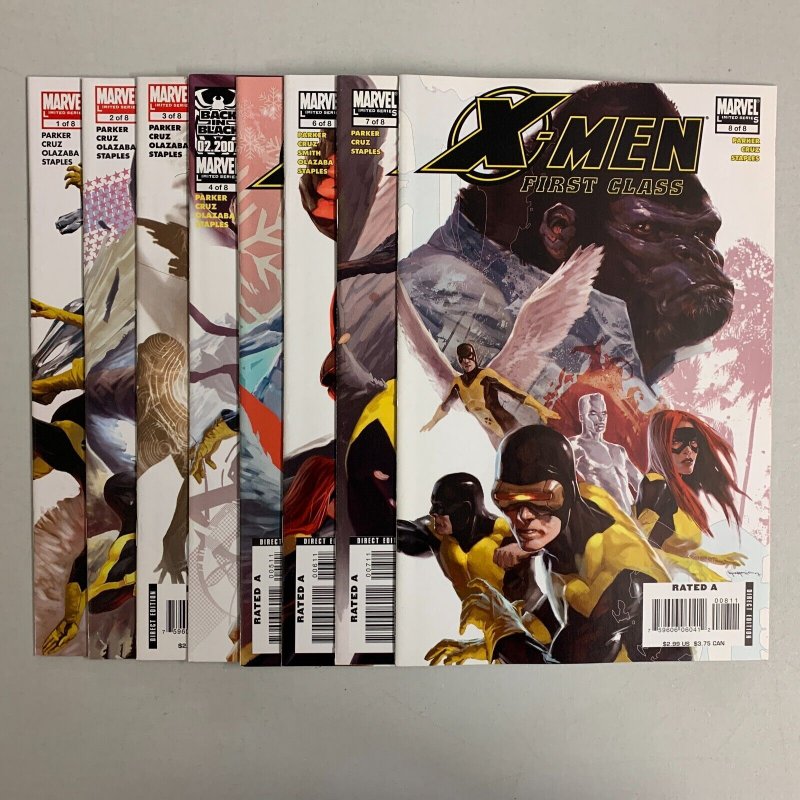 X-Men First Class #1-8 Set (Marvel 2006) 1 2 3 4 5 6 7 8 Jeff Parker (9.0+) 