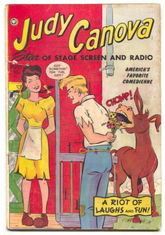 Judy Canova #24 1950-Wally Wood-famous film & radio star- VG-