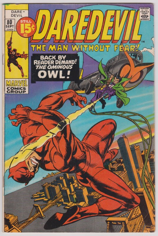 Daredevil #80 (VG) Bronze Age 1971