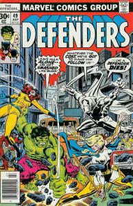 Defenders, The #49 FN ; Marvel | Moon Knight
