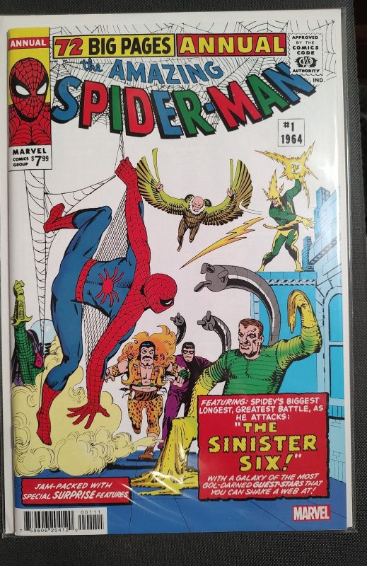 The Amazing Spider-Man Annual #1 Facsimile Edition Cover