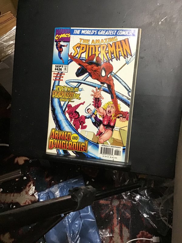 The Amazing Spider-Man #426 (1997) first female doctor octopus! Wow! NM-