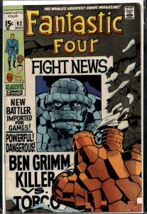 Fantastic Four #92 (1969) Fantastic Four