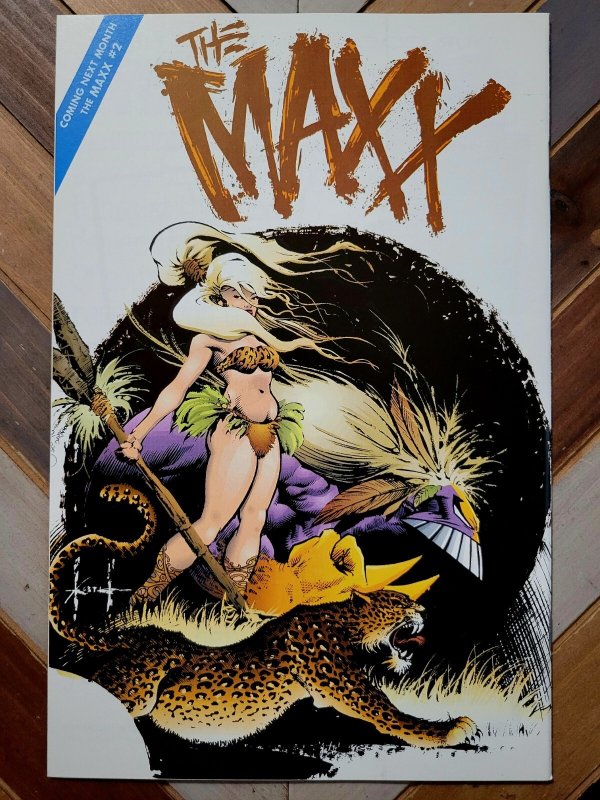 THE MAXX #1 First Issue (Image Comics 1993) 1st Appearance! By Sam Kieth VF