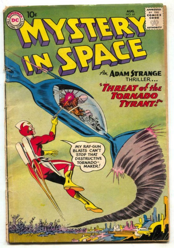 Mystery In Space #61 1960- ADAM STRANGE -Gil Kane G/VG