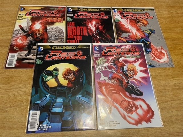 Red Lanterns #34 through #37(2015) MUST SEE!