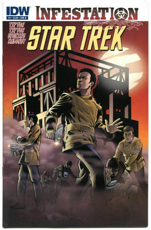 STAR TREK INFESTATION #1 B, NM, Zombies vs Kirk, Spock, Bones,2011,more in store