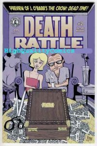 DEATH RATTLE #2, NM, James O'Barr, 1995, The Crow, Ninja, more in store