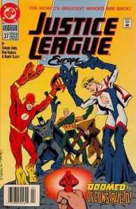Justice League Europe #37 (Newsstand) FN ; DC | Gerard Jones