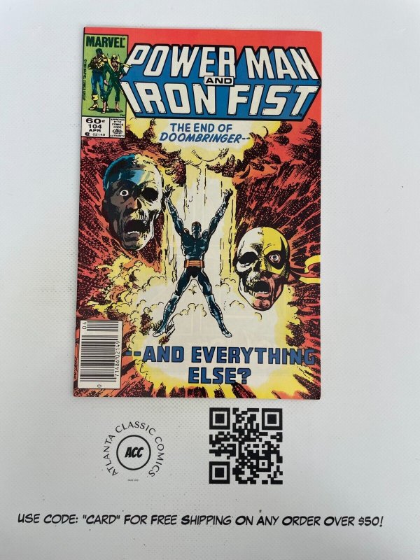 Power Man & Iron Fist # 104 NM Marvel Comic Book Defenders Luke Cage 6 J899