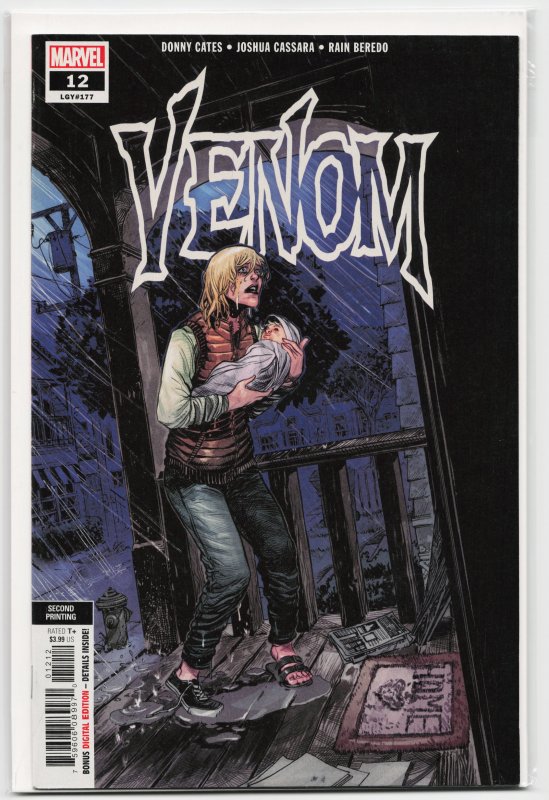 Venom #12 Second Print Cover (2019) Venom