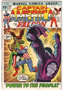 Captain America #143 (1971) Captain America and the Falcon