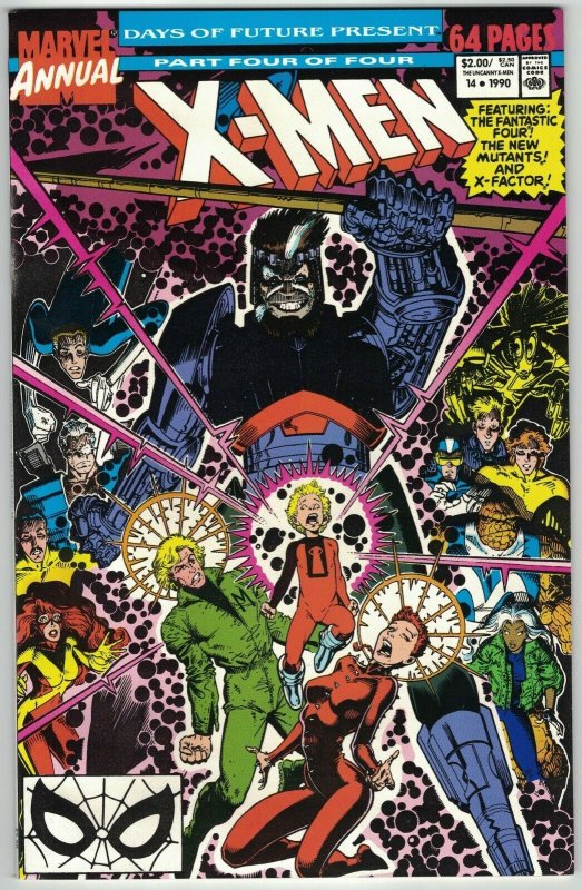 Uncanny X-Men, The Annual #14 FN; Marvel | Gambit appearance - 1990