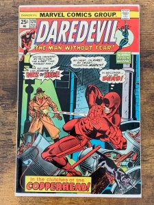 Daredevil #124 (1975). FN. 1st app Copperhead.