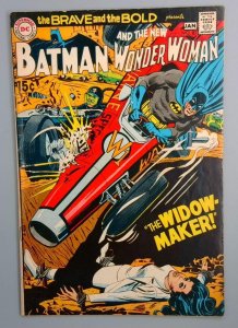 The Brave and the Bold #87 FN, Batman and Wonder Woman, DC Comics, 1969 JR1