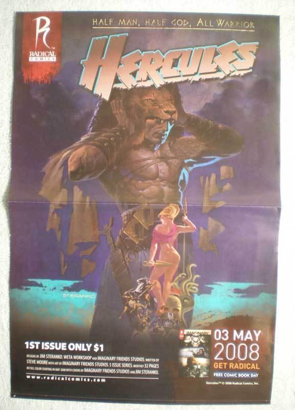 HERCULES / CALIBER Promo Poster, 11x16, 2008, Unused, more Promos in store