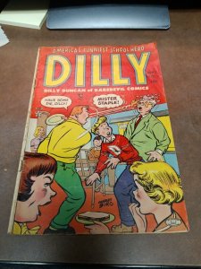 DILLY comics #1 golden age 1953-CHARLES BIRO-FOOD FIGHT COVER-LEV GLEASON GGA