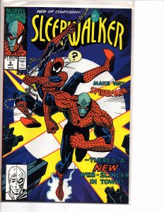 Marvel Comics Sleepwalker #6 Spider-man Kingpin Bret Blevins Art