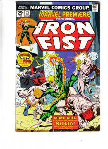 Marvel Premier #22 (Dec-74) FN+ Mid-High-Grade Iron Fist