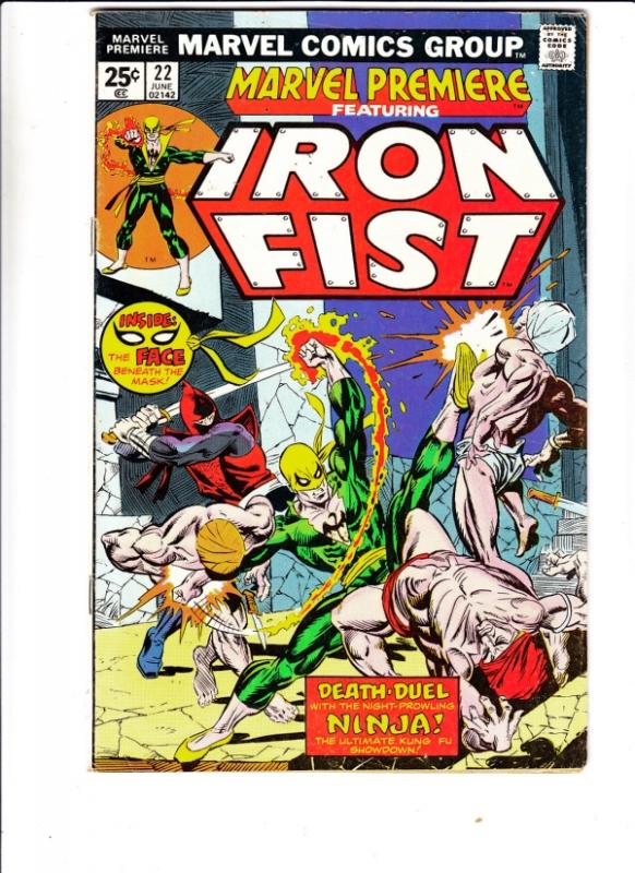 Marvel Premier #22 (Dec-74) FN+ Mid-High-Grade Iron Fist