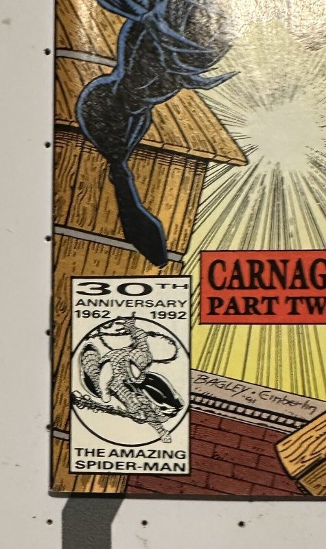 AMAZING SPIDER-MAN #362, Marvel 1992 (NM) - 2nd App. Carnage, Cletus Kasady HOT!