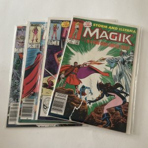 Magik 1 2 3 4 Lot Run Set Near Mint Nm Marvel