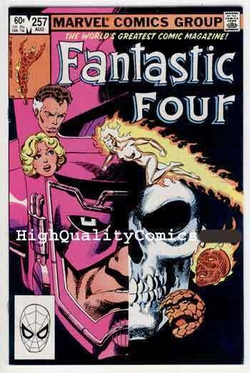 FANTASTIC FOUR #257, NM-, John Bryne, NM, '83, Thing, Galactus, more FF in store