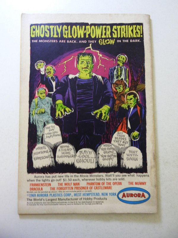 Our Army at War #206 (1969) VG+ Condition rusty staple