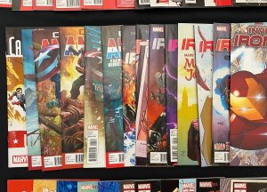 Iron Man, Scarlet Witch, Captain America, Daredevil - 40 book lot