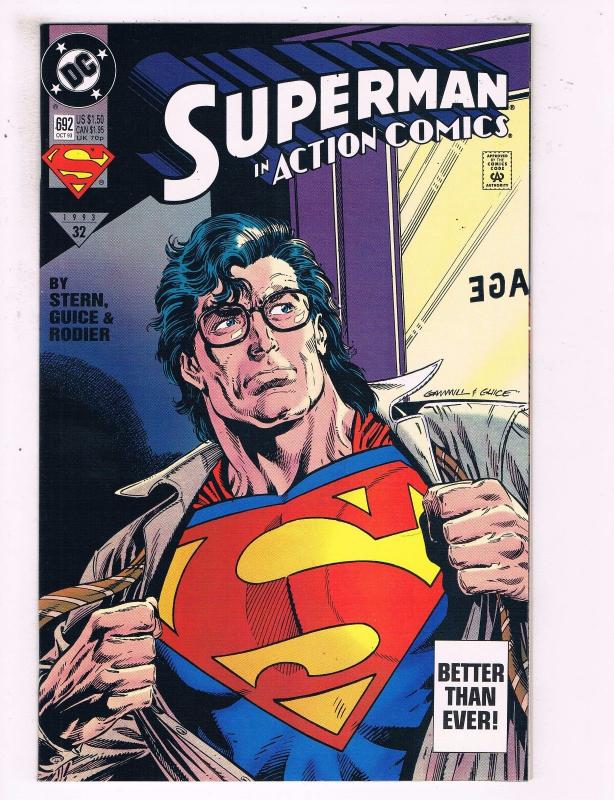 Action Comics #692 VF DC Comics Comic Book Superman DE19