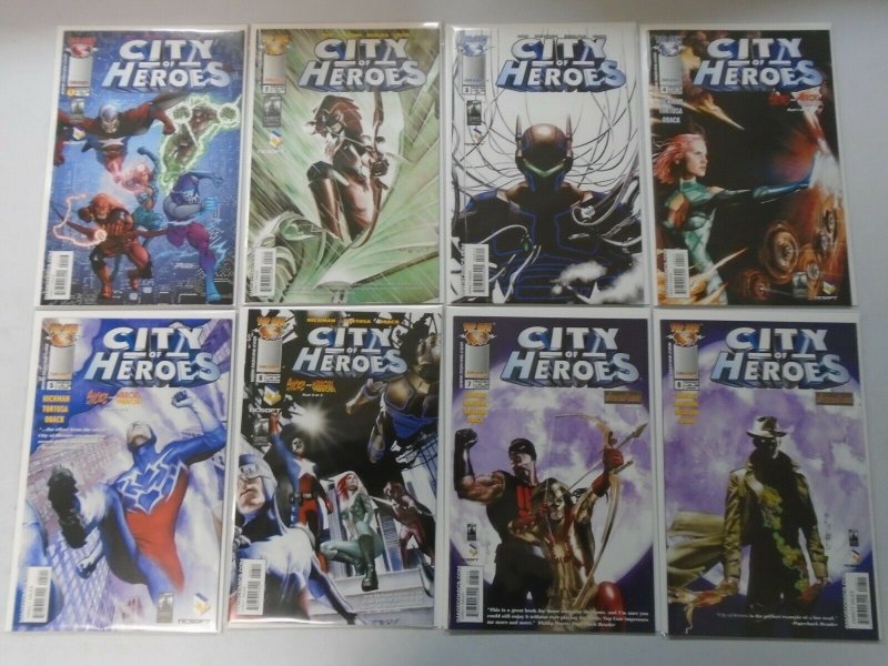 City of Heroes lot 27 different avg 8.5 VF+ (2004-07 Image/Blue King)