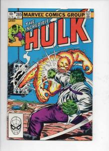 HULK #285, VF/NM, Incredible, Bruce Banner, Buscema, 1968 1983, Marvel