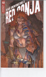 INVINCIBLE RED SONJA (2021 DYNAMITE) #2 CVR A CONNER