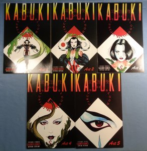 Kabuki Circle of Blood Lot #1 #2 #3 #4 #5 Caliber Comics Lot