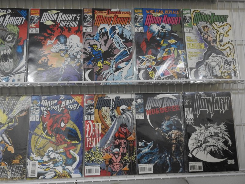 Marc Spectre: Moon Knight #1-60 Complete Set! Platt Books!! Avg VF Condition!!