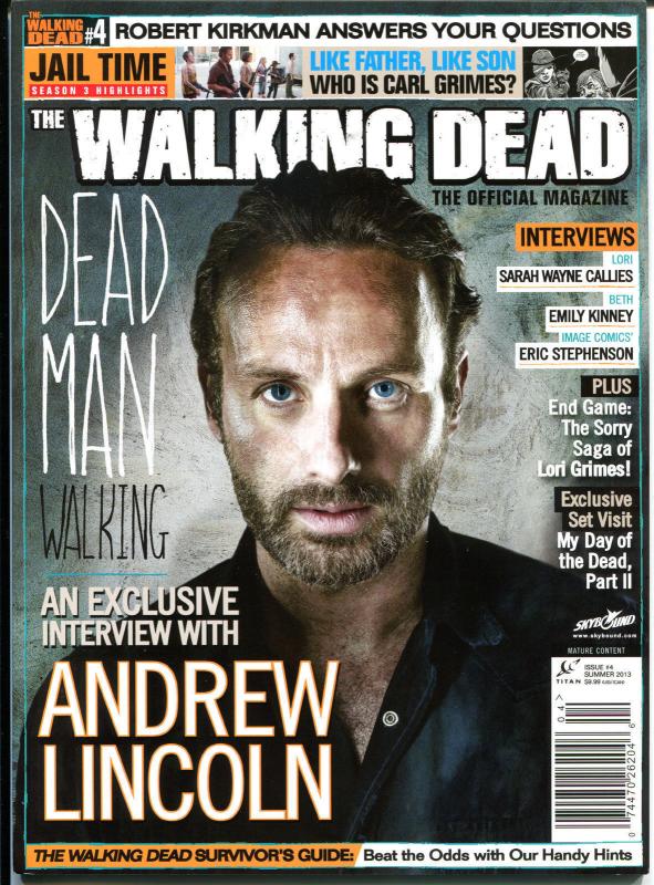 WALKING DEAD MAGAZINE #4, NM, Zombies, Horror, Kirkman, 2012, more TWD in store