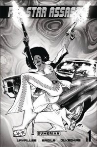 Pop Star Assassin 2 1-B Black & White Cover VF/NM