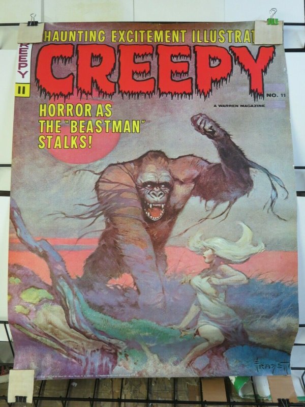 CREEPY 11 poster  FRAZETTA  classic KONG inspired - ons