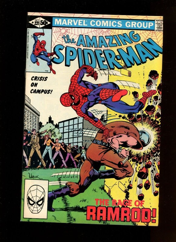 Amazing Spiderman #221 - The Race Of Ramrod! (9.0) 1981