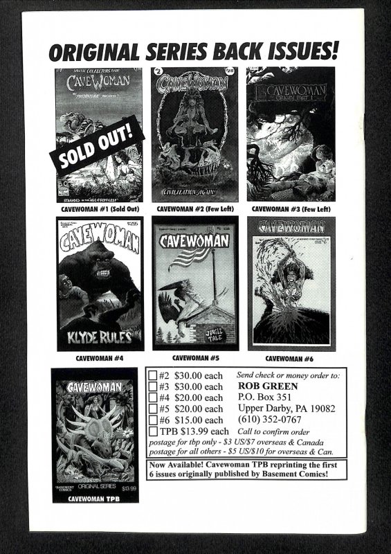 Cavewoman: Rain #7 NM+ 9.6