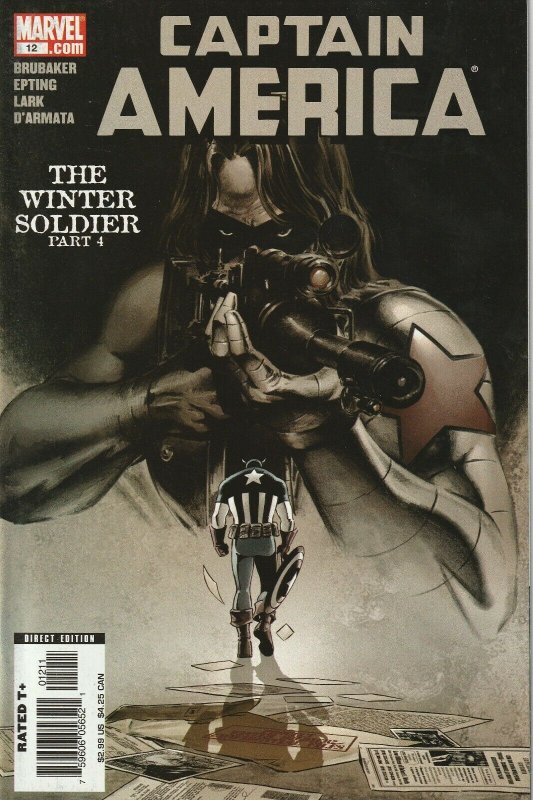 Captain America # 12 Cover A NM- Marvel 2005 Series Ed Brubaker