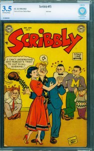 Scribbly Comics #15 1952 CBCS 3.5--Sheldon Mayer DC