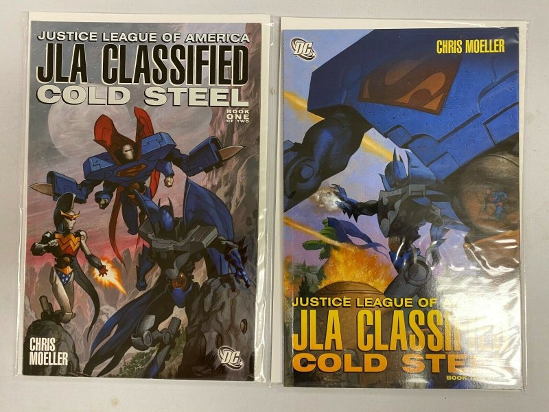 JLA Classified Cold Steel set from:#1-2 DC 2 different books 6.0 FN (2000) 