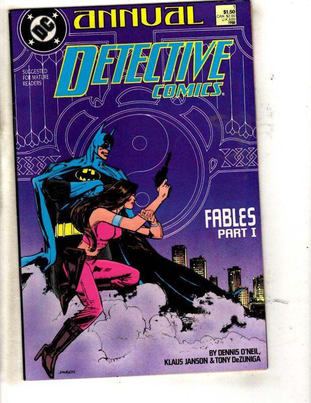 9 DC Comics Detective ANNUAL # 1 2 3 4 + Batman # 13 14 15 400 Legends 1  J319