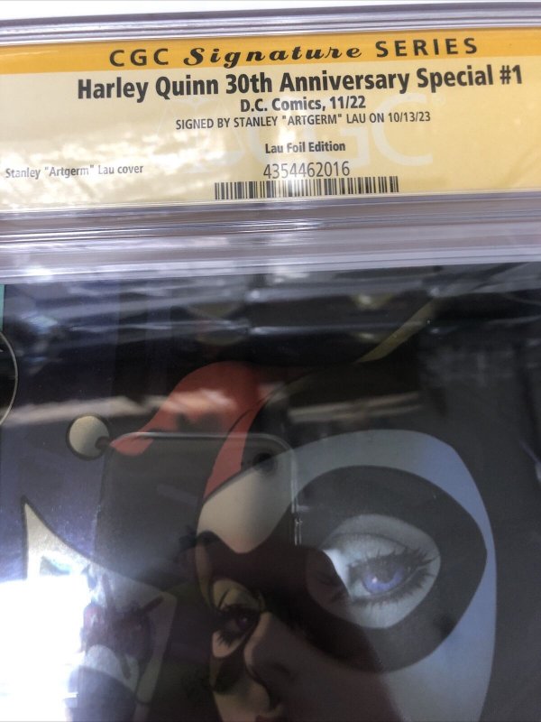 Harley Quinn 30th Anniversary Special (2022) #1 (CGC 9.8 SS) Signed Stanley