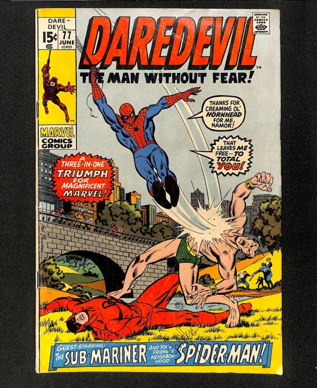 Daredevil #77 Spider-Man Sub-Mariner!