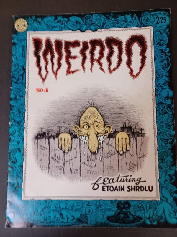 Weirdo #1 - 1st Print - R Crumb - Underground - Last Gasp - 1981 - GD/VG